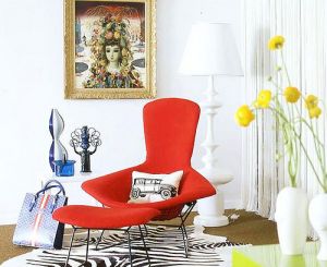 Jonathan Adler - red armchair via myLusciousLife blog.jpg